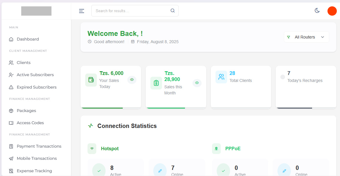 Zurich Billing Dashboard Preview